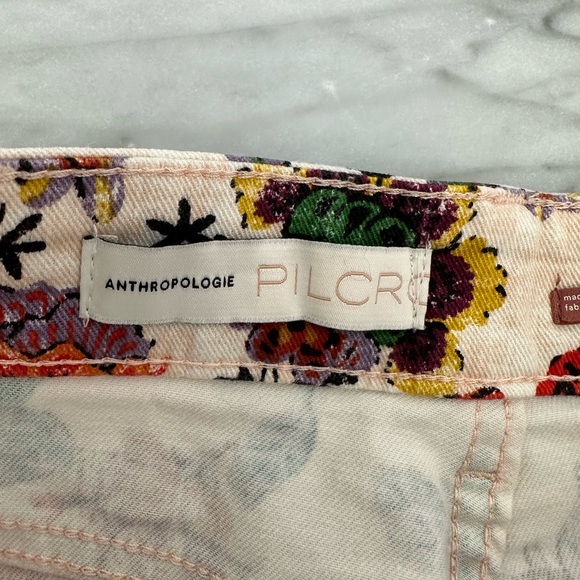 Anthropologie Pilcro Floral Ikat Stet pants - Picture 6 of 11